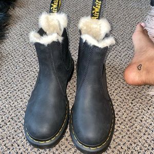 BRAND NEW FUR LINED DOC MARTENS